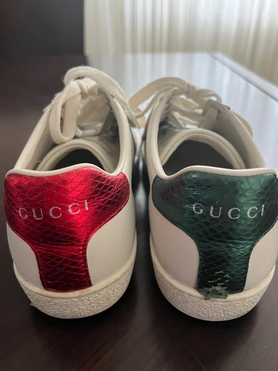 Authentic Gucci Ace Leather Sneaker
Women's size 34.5 (fits 35-35.5) - Picture 5 of 11